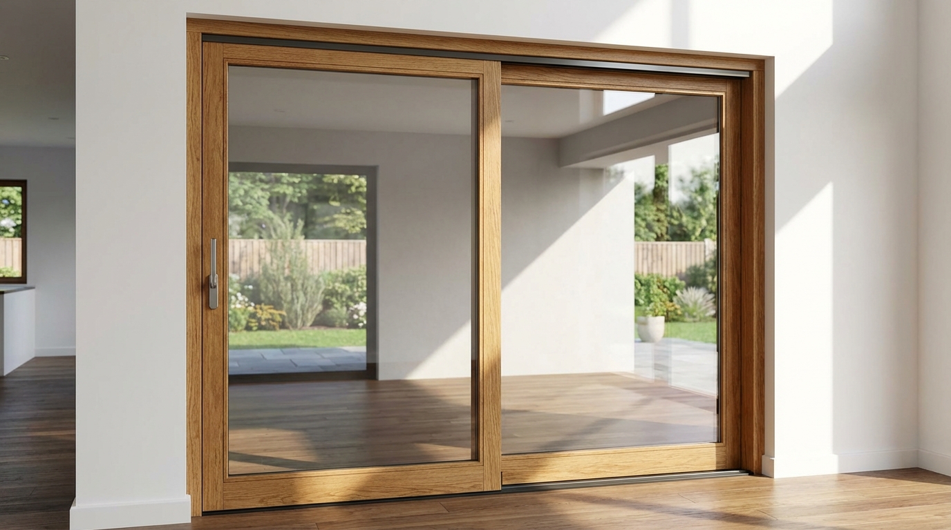 The Industrial Modern Sliding Door