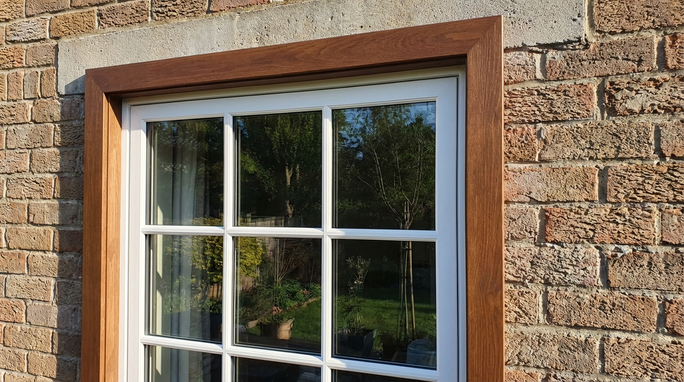 Traditional 9-Lite Double-Hung Window (3D BIM Model)